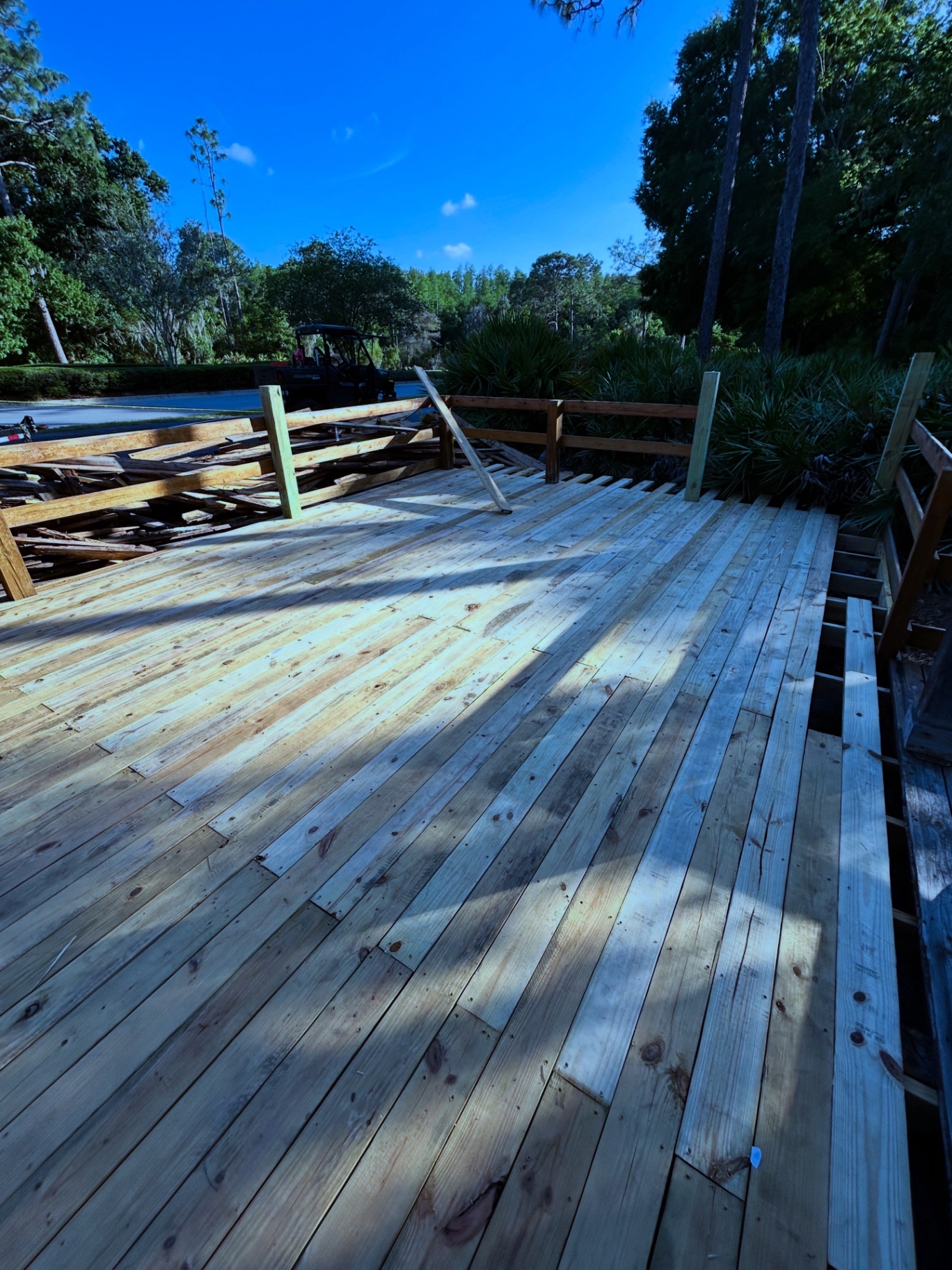 Pavilion deck rebuild